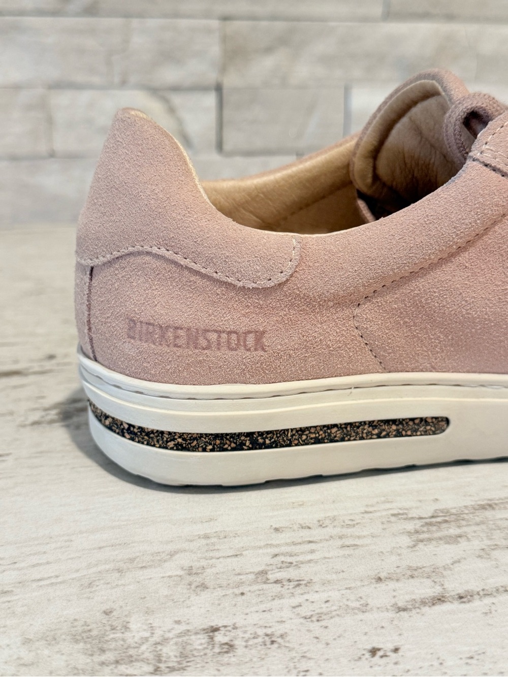 Birkenstock Bend Women’s Light Pink Suede Lace Up Comfort Sneakers New - Picture 13 of 13